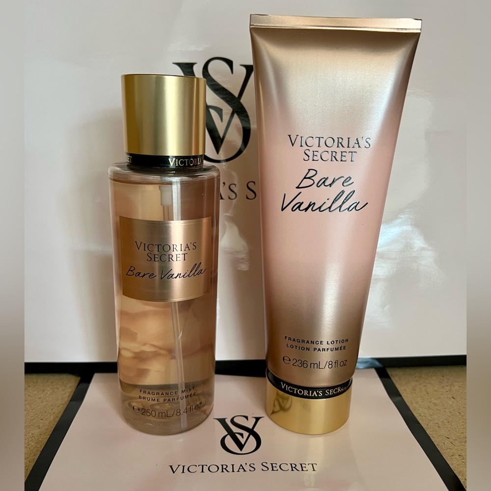 Victoria’s Secret Bare Vanilla   Mist & Lotion. Brand new & sealed